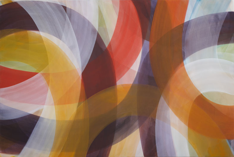 ohne Titel, 2010, Acryl auf Nessel, 200 x 300 cm