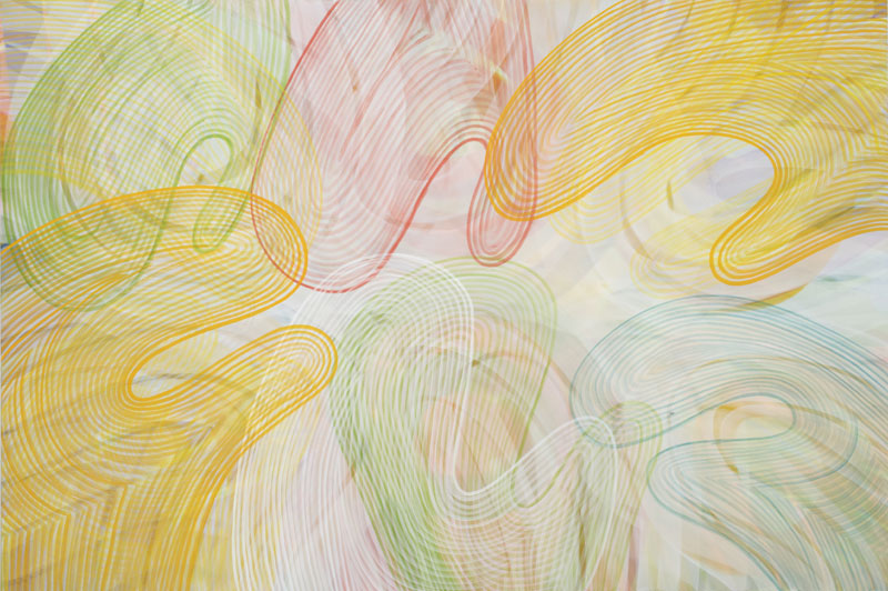 ohne Titel, 2009, Acryl auf Nessel, 200 x 300 cm